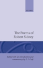 The Poems of Robert Sidney - Book