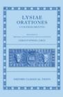 Lysiae Orationes cum Fragmentis - Book