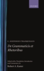 De Grammaticis et Rhetoribus - Book