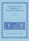 Delectus ex Iambis et Elegis Graecis - Book