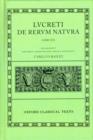 Lucretius De Rerum Natura - Book