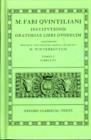 Quintilian Institutionis Oratoriae Vol. I - Book