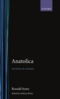 Anatolica : Studies in Strabo - Book