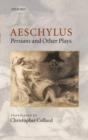 Aeschylus: Persians and Other Plays - Book