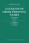 A Lexicon of Greek Personal Names: Volume II: Attica - Book