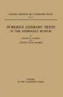 Sumerian Literary Texts in the Ashmolean Museum - Book