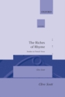The Riches of Rhyme : Studies in French Verse - Book
