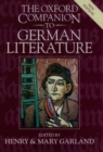 The Oxford Companion to German Literature - Book