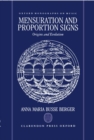 Mensuration and Proportion Signs : Origins and Evolution - Book