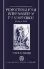 Proportional Form in the Sonnets of the Sidney Circle : Loving in Truth - Book