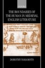 The Boundaries of the Human in Medieval English Literature - Book