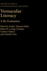 Vernacular Literacy : A Re-Evaluation - Book