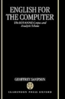 English for the Computer : The SUSANNE Corpus and Analytic Scheme - Book