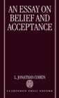 An Essay on Belief and Acceptance - Book
