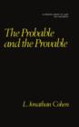 The Probable and the Provable - Book