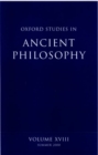 Oxford Studies in Ancient Philosophy: Volume XVIII - Book