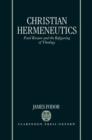 Christian Hermeneutics : Paul Ricoeur and the Refiguring of Theology - Book