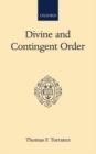 Divine and Contingent Order - Book