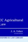 EC Agricultural Law - Book