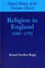 Religion in England 1688-1791 - Book