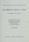 Discoveries in the Judaean Desert: Volume XXII. Qumran Cave 4: XVII : Parabiblical Texts, Part 3 - Book