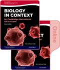 Biology in Context for Cambridge International as & A Level 2nd Edition : Print and Online Student Book Pack - Book