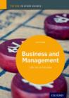 Business and Management Study Guide: Oxford IB Diploma Programme - Book