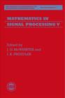 Mathematics in Signal Processing V - Book