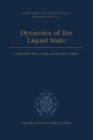 Dynamics of the Liquid State - Book