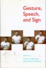 Gesture, Speech, and Sign - Book