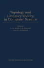 Topology and Category Theory in Computer Science - Book