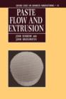 Paste Flow and Extrusion - Book