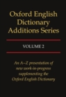 Oxford English Dictionary Additions Series: Volume 2 - Book