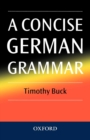 A Concise German Grammar - Book