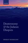 Deuteronomy and the Judaean Diaspora - Book