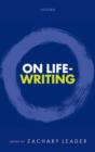 On Life-Writing - Book