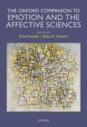Oxford Companion to Emotion and the Affective Sciences - Book