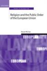 Religion and the Public Order of the European Union - Book