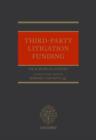 Third Party Litigation Funding - Book
