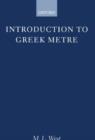Introduction to Greek Metre - Book