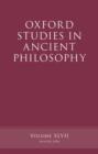 Oxford Studies in Ancient Philosophy, Volume 47 - Book
