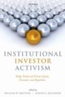 Institutional Investor Activism : Hedge Funds and Private Equity, Economics and Regulation - Book