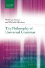The Philosophy of Universal Grammar - Book