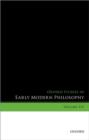 Oxford Studies in Early Modern Philosophy, Volume VII - Book