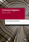 Criminal Litigation 2016-2017 - Book