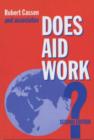 Does Aid Work? : Report to an Intergovernmental Task Force - Book
