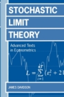 Stochastic Limit Theory : An Introduction for Econometricians - Book