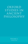Oxford Studies in Ancient Philosophy, Volume 50 - Book