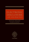 Electronic Disclosure : Law and Practice - Book