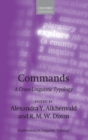 Commands : A Cross-Linguistic Typology - Book